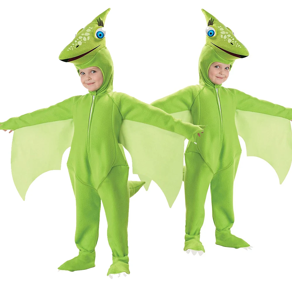 Детский костюм животного динозавра, комбинезон дракона с крылом, игровая одежда птерозавра, одежда для косплея на Хэллоуин
