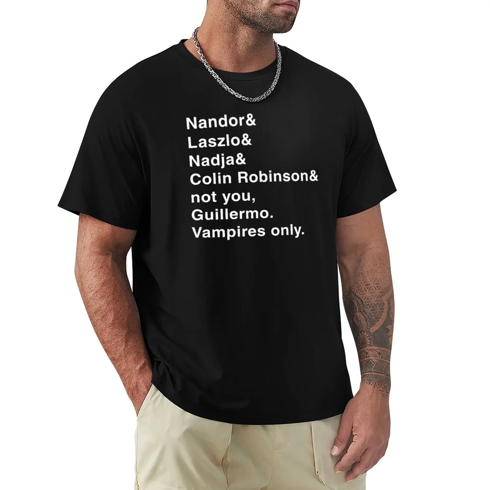 Футболка с вампирами Стейтен-Айленда, черные футболки, быстросохнущая футболка, футболки с аниме больших размеров, мужские футболки с графическим рисунком.