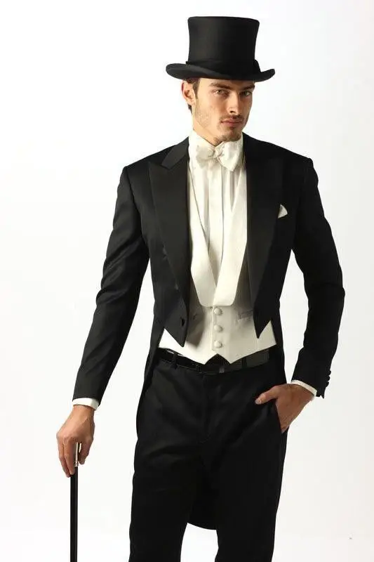 Посадка (Куртка + Брюки + Галстук-бабочка + Носовые платки + Жилет) Новое Поступление Высококачественных Мужских Костюмов Custome Homme Модный фрак Terno Slim Fit Suit