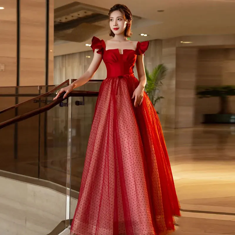 Вечернее платье в китайском стиле, сексуальное облегающее платье с повязкой на спине с квадратным воротником, улучшенное платье Чонсам, размер S-3XL