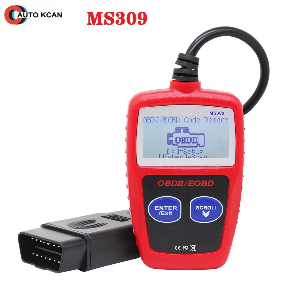 MaxiScan MS309 Считыватель кода OBD2 сканер obd2 Инструмент диагностики автомобиля Профессиональный сканер MaxiScan