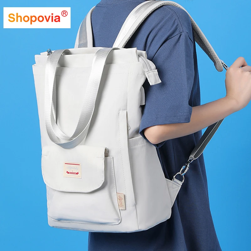 Модная женская сумка через плечо для ноутбука, водонепроницаемая Оксфордская сумка, рюкзак для ноутбука, 15-дюймовый школьный рюкзак для девочек, рюкзаки 2023 года выпуска