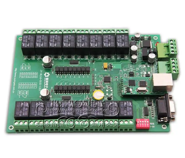 DAM1600A три последовательных модуля фотоэлектрической изоляции RS232 RS485 компьютерного последовательного управления 16-позиционным релейным модулем