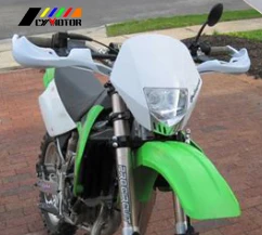 Универсальная Головка Фары Двойная Лампочка Для KTM HONDA YAMAHA SUZUKI KAWASAKI EXC SX YZF Enduro Dirt Pit Bike Мотоцикл