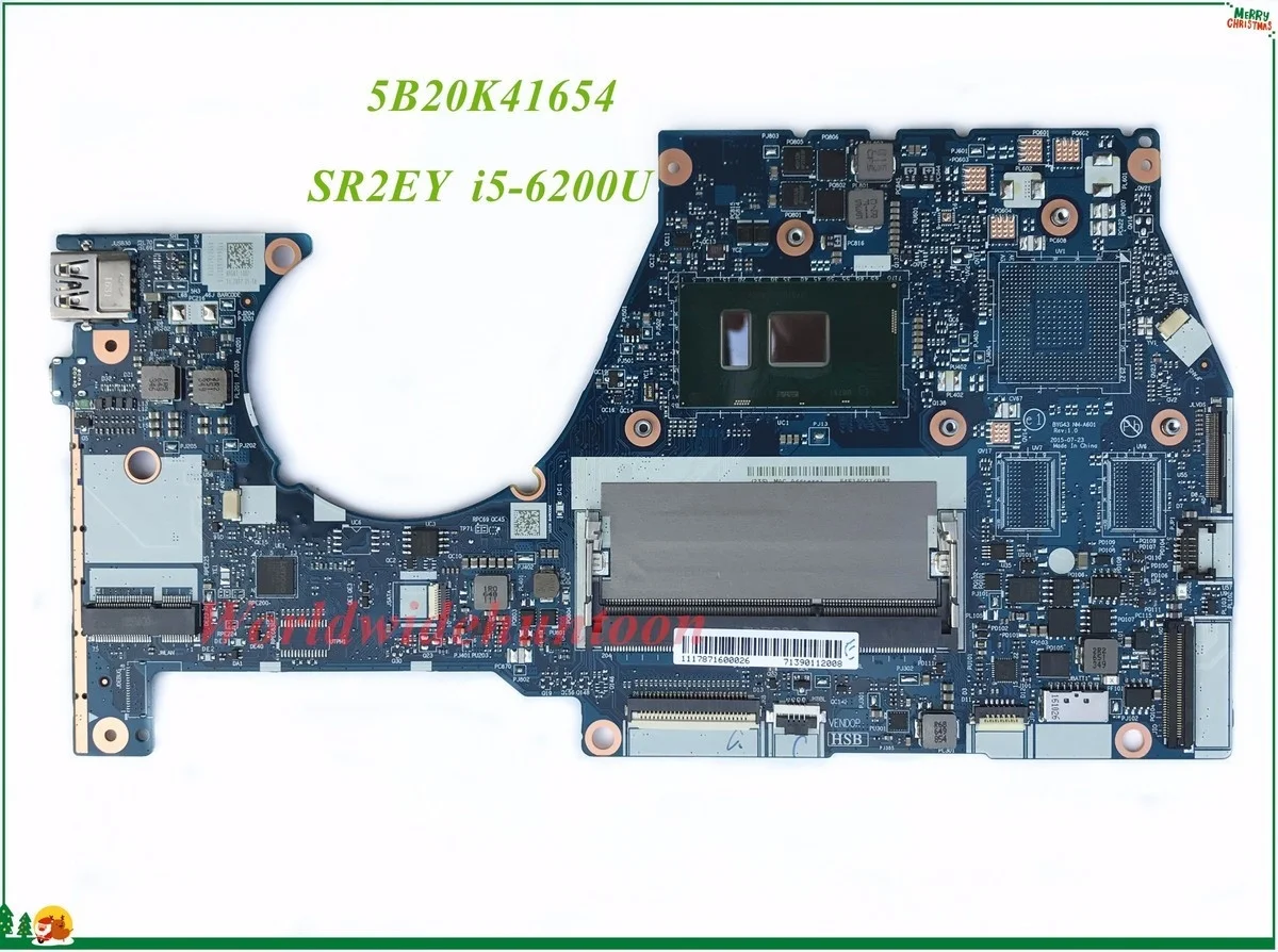 Высококачественная MB 5B20K41654 Для Lenovo 700-14ISK Материнская плата Ноутбука BYG43 NM-A601 SR2EY i5-6200U DDR3 100% Протестирована