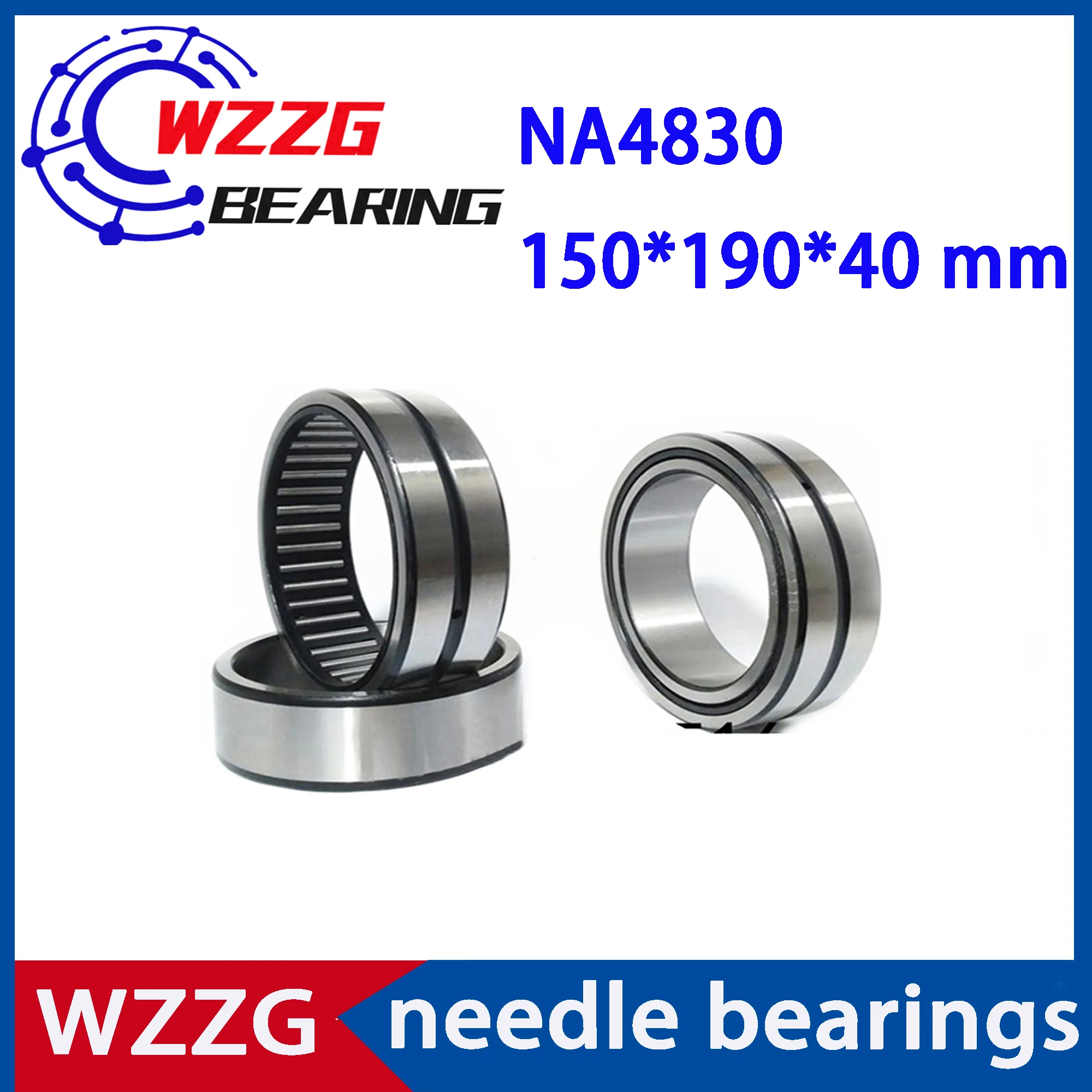 Высококачественный подшипник WZZG NA4830 150*190*40 игольчатые роликовые подшипники с твердым кольцом диаметром мм (1 шт.) с внутренним кольцом