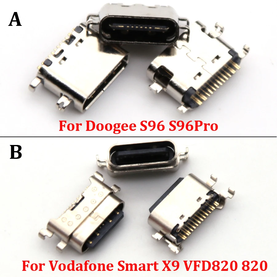 2 шт. USB Зарядное Устройство Док-Станция Для Зарядки Порты И Разъемы Разъем Для Vodafone Smart X9 VFD820 VFD 820 Doogee S96 Pro S96Pro Разъем Type C