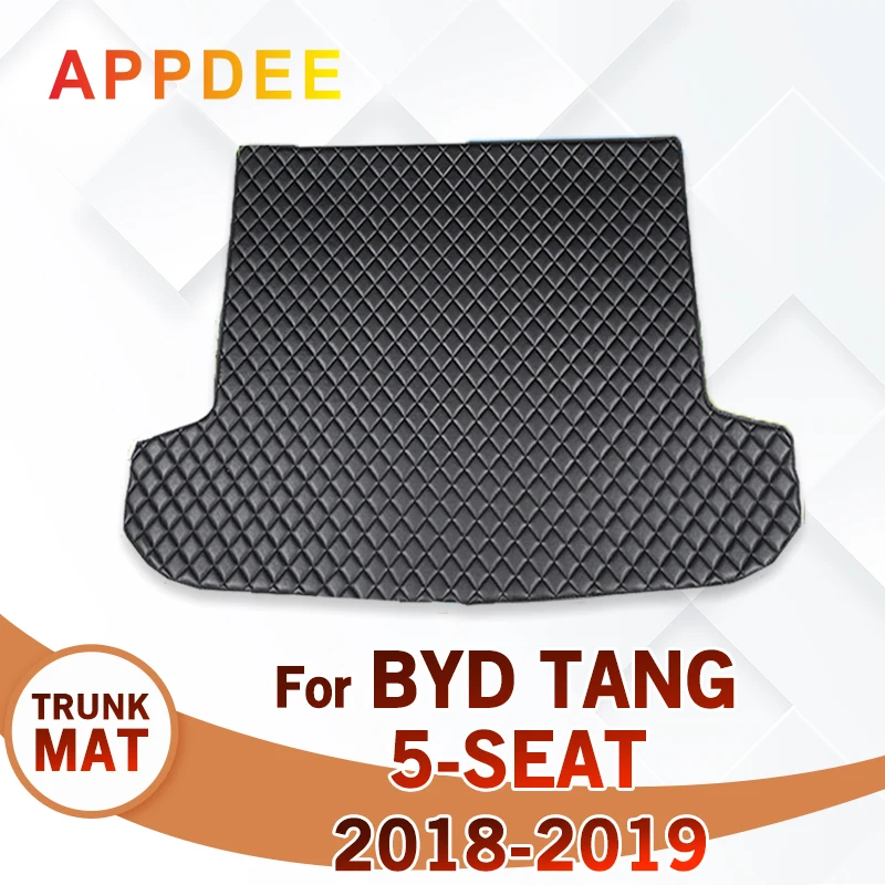 Коврик в багажник автомобиля для BYD 5-Seat Tang 2018 2019 Автомобильные Аксессуары на заказ, Оформление интерьера авто
