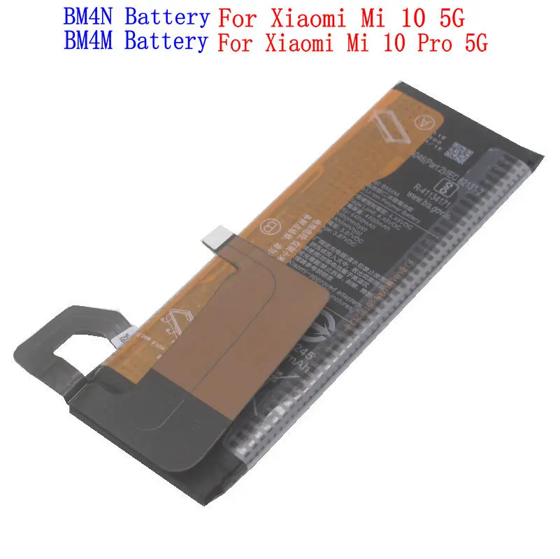 1x Оригинальный Высококачественный Аккумулятор BM4M BM4N Для Телефона Xiaomi Mi 10 Pro 5G Для Xiaomi 10Pro Mi 10 5G Сменные Батареи Bateria