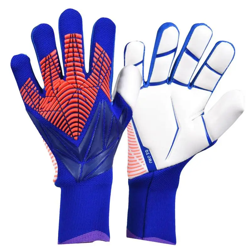 Силиконовые футбольные вратарские перчатки, противоскользящие вратарские перчатки, Футбольные вратарские перчатки, защита пальцев, Футбольное снаряжение, Все для футбола