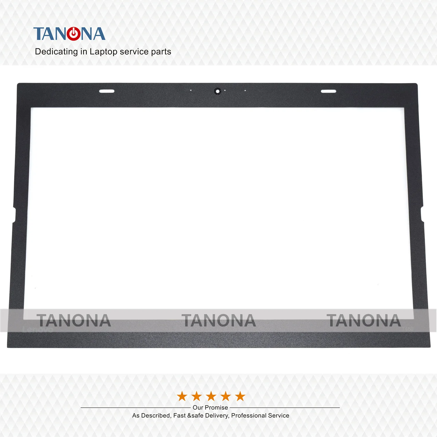 Новая замена Для ноутбука Lenovo ThinkPad T460 ЖК-Рамка для Простыни Наклейка на Крышку С cam-портом Крышка Экрана 01AW304 Черный