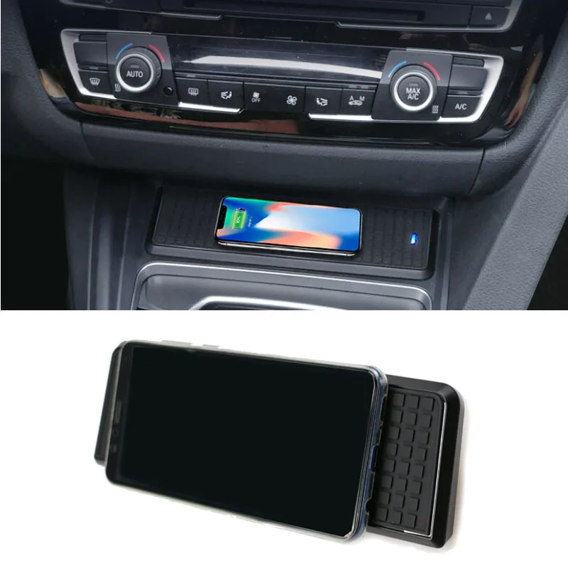 Для BMW 3 4 серии F30 F31 F32 F34 F36 автомобильный модуль беспроводного зарядного устройства QI панель быстрой зарядки зарядная пластина аксессуары для iPhone