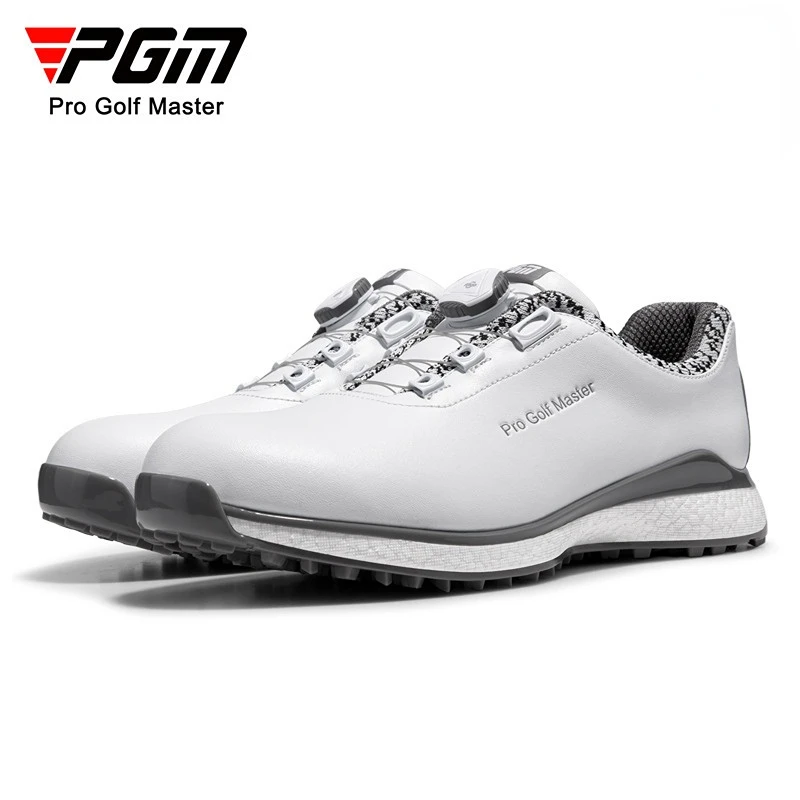 Мужская обувь для гольфа PGM, шнурки для обуви, нескользящие, водонепроницаемая мужская спортивная обувь, кроссовки XZ262