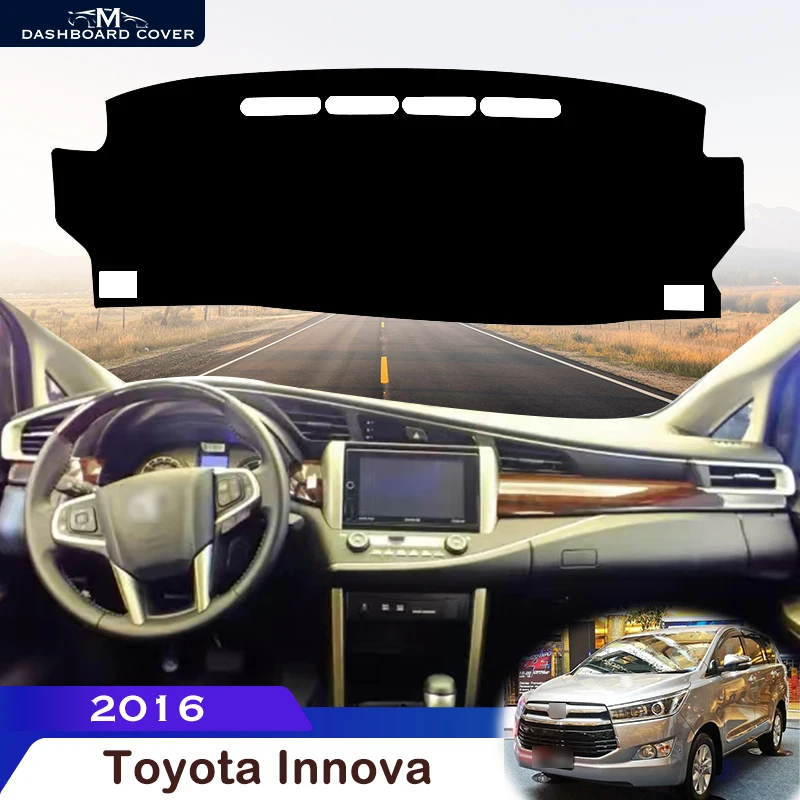 Для Toyota Innova 2016 На приборной панели автомобиля избегайте подсветки приборной платформы, крышки стола, защитного коврика, ковров для приборной панели, аксессуаров