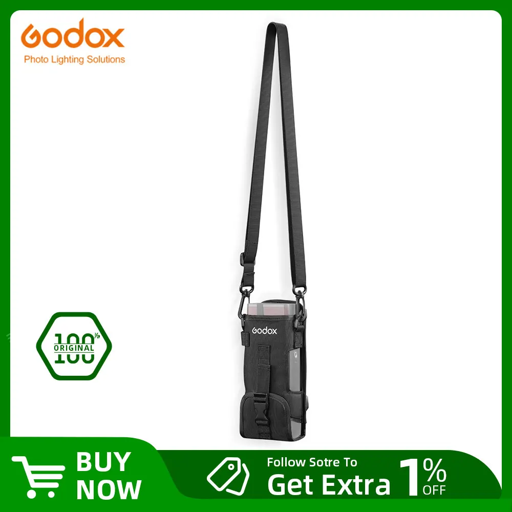 Переносная уличная вспышка для фотосъемки Godox CB-57 CB57, сумка на плечевых ремнях для уличной вспышки Godox AD200 AD200Pro