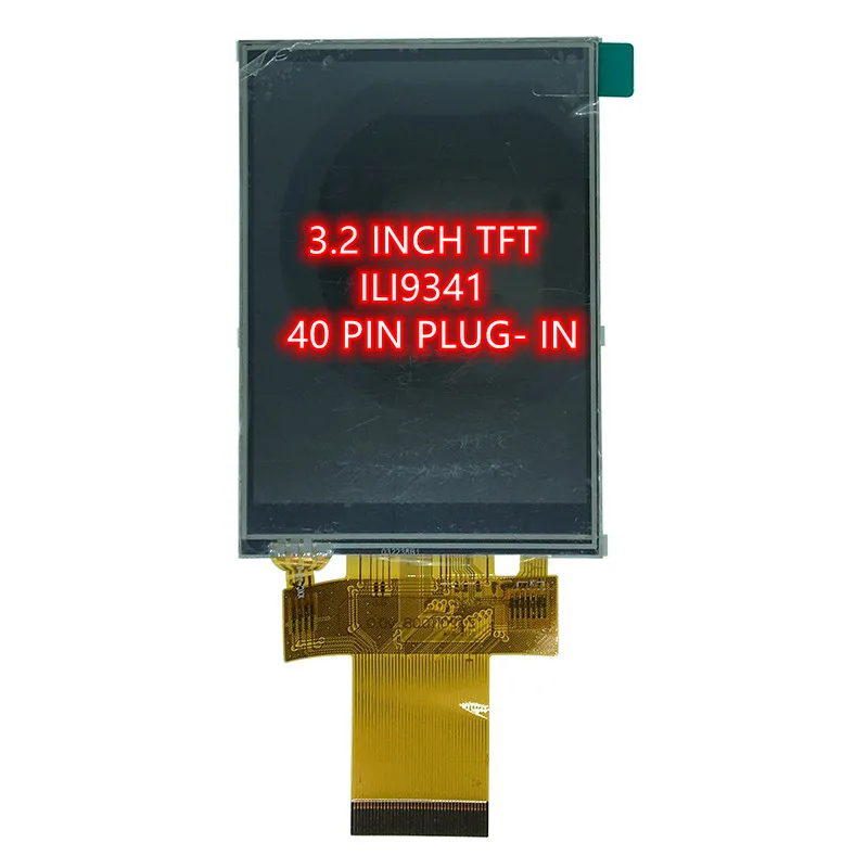 SPI 3,2-дюймовый TFT ЖК-дисплей с сопротивлением сенсорной панели ILI9341 контроллер 40-контактный разъем адаптера 240x320