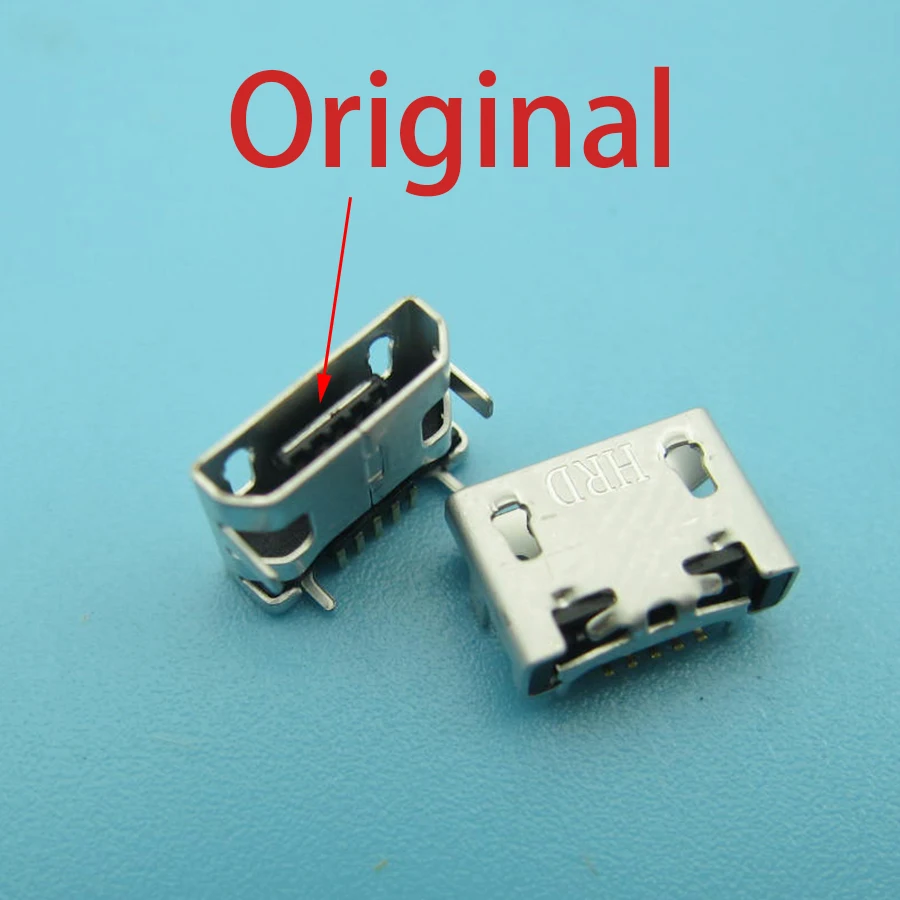 100 шт./лот Оригинальный разъем Micro usb Порт зарядки для ASUS Memo Pad 7 ME170C K017 для Lenovo IdeaTab A2109A
