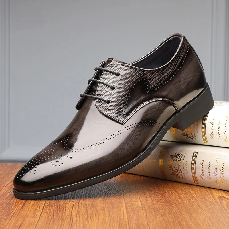 2023 Мужская обувь из спилка на резиновой подошве Мужская Деловая Офисная Мужская модельная обувь из натуральной кожи для свадебной вечеринки Плюс 48