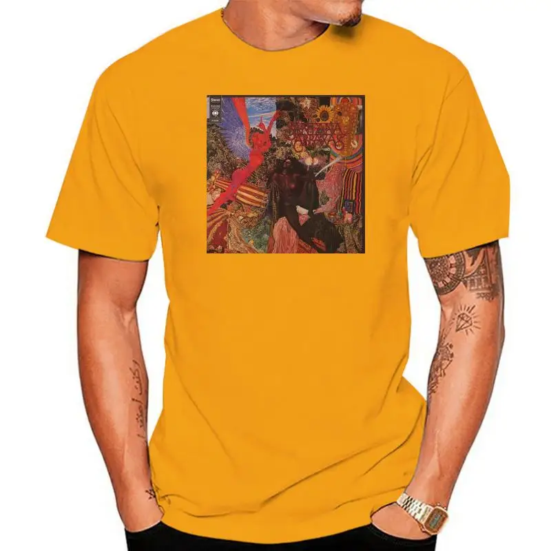 Новая мужская футболка Santana Abraxas Album, размер одежды S-2Xl, уличная футболка