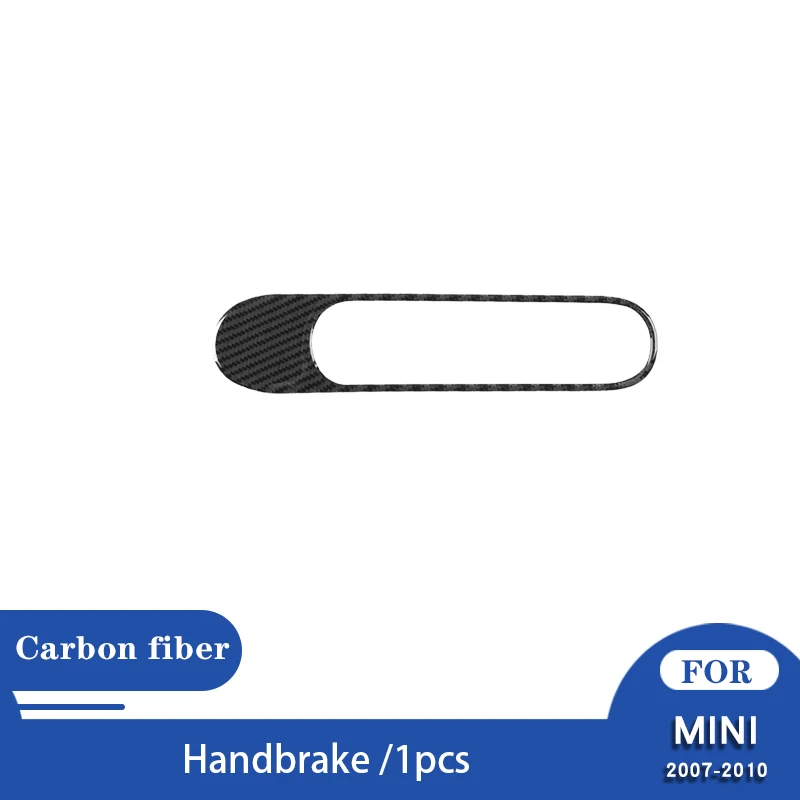 Pegatinas de fibra de carbono Real para Mini Cooper Hardtop R56 Clubman R55 Convertible R57, accesorios de cambio de marchas par