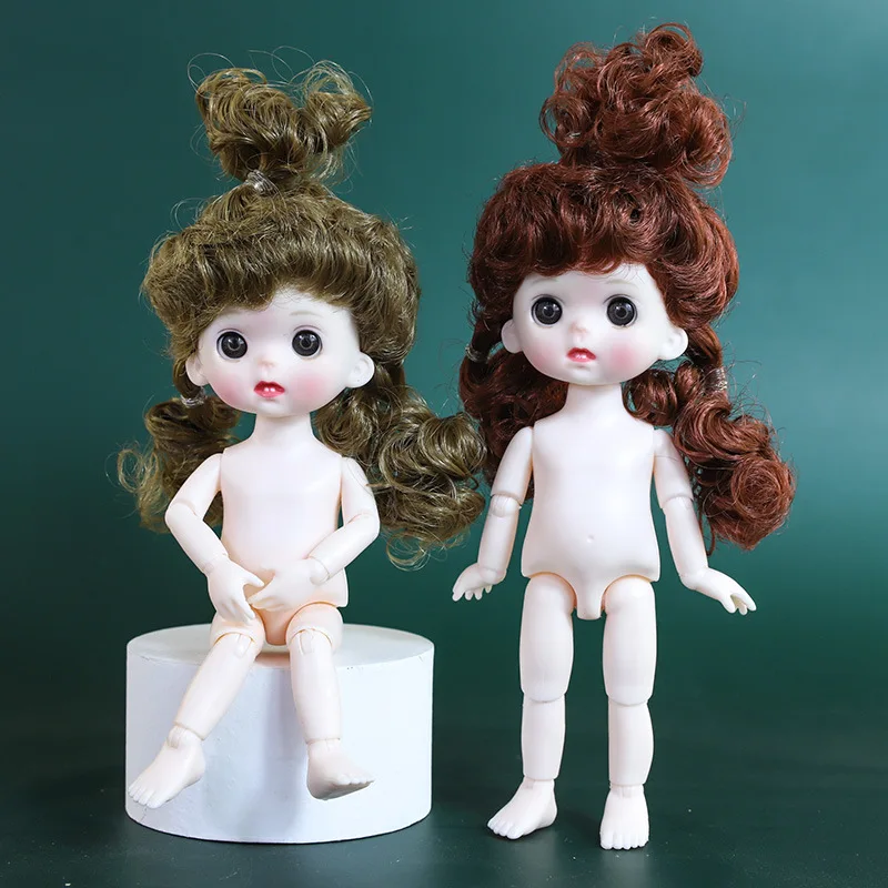 кукла 16 см, 13 подвижных суставов и 3D имитация глаз, подарок для девочки 