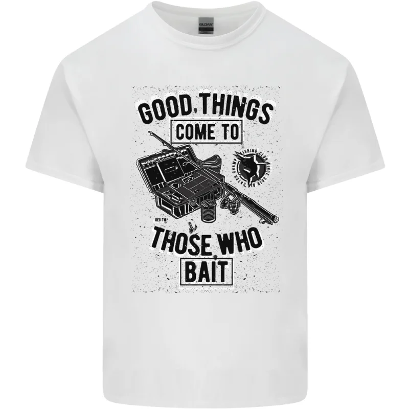 Те, кто ловит рыбу на приманку, Забавная мужская хлопчатобумажная футболка Fisherman