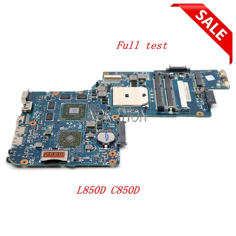 Материнская плата Ноутбука NOKOTION для TOSHIBA Satellite C850D L850D C855D L855D H000050830 H000052430 H000051780 Socket FS1 HD7600 GPU
