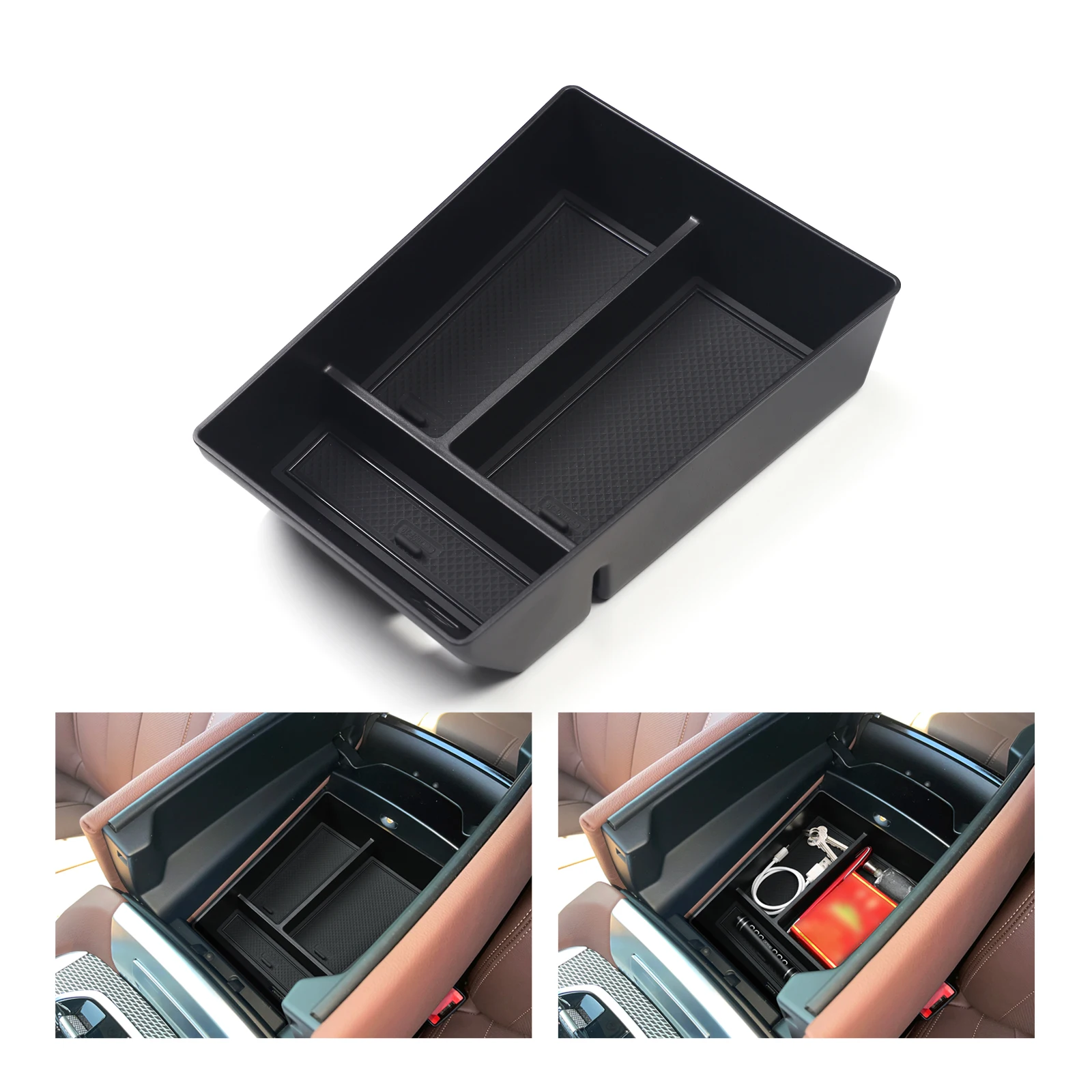для BMW X5 X6 X7 2019-2022 коробка для подлокотника центральной консоли, ящик для хранения аксессуаров, отделочный ящик для хранения автомобиля
