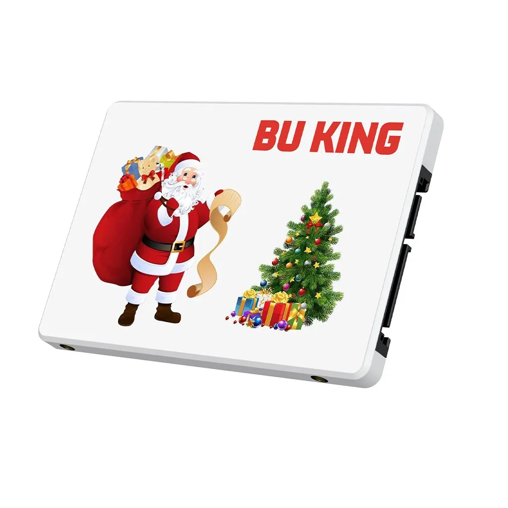 BU KING Christmas SSD 128 ГБ 240 ГБ 480 ГБ 512 ГБ Sata3 Внутренний Твердотельный Накопитель для Портативных ПК 1 ТБ 960 ГБ 2 ТБ 256 Г SSD