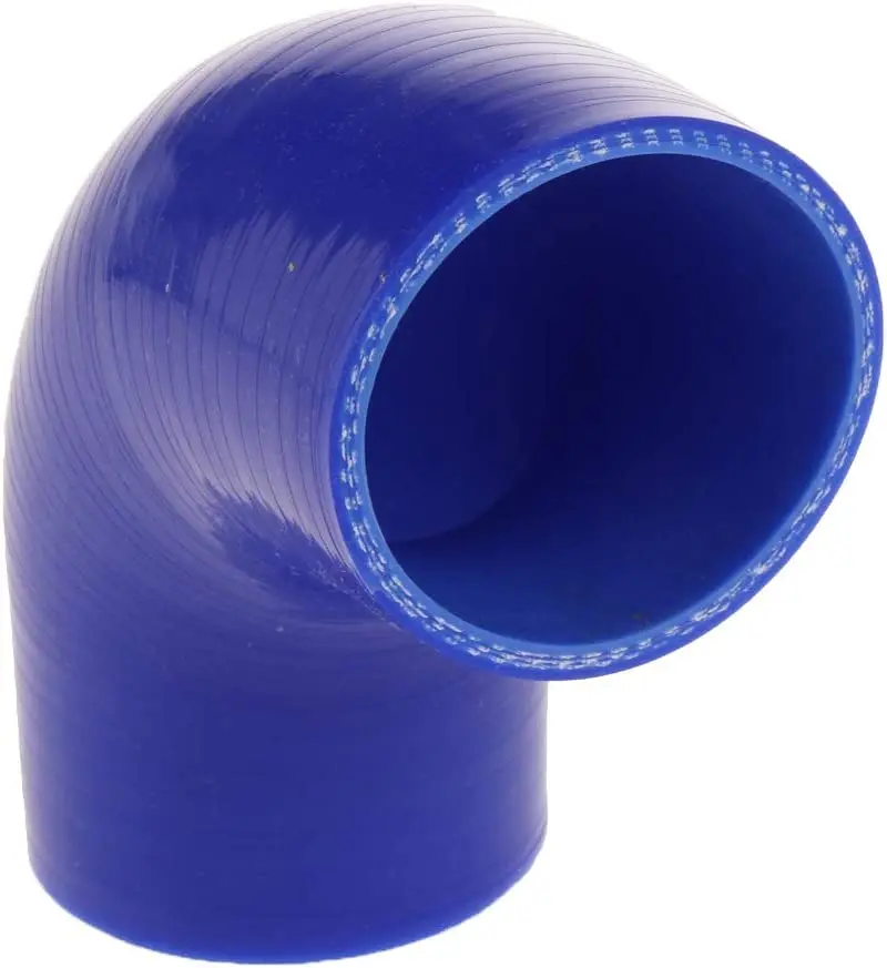 90-Градусный 3-дюймовый колено, Соединительная труба для силиконового шланга диаметром 76 мм - синий