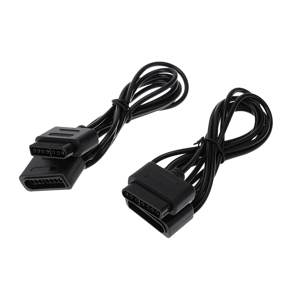 Высококачественный черный удлинительный кабель длиной 1,8 м Super Game Handle Геймпад консольный кабель для Nintendo SNES 16 битный контроллер