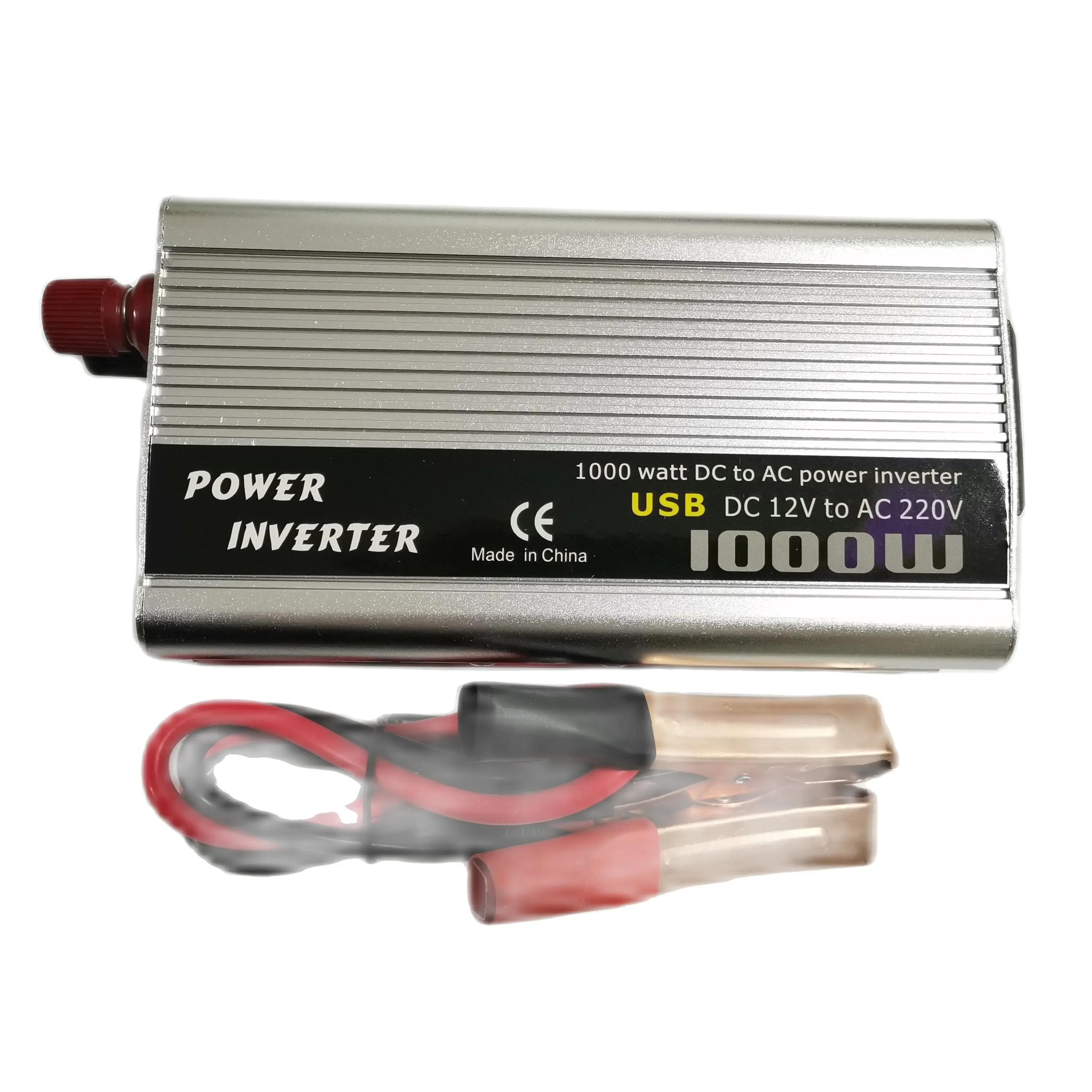 Модифицированный автомобильный Инвертор Wave мощностью 1000 Вт от 12 В постоянного тока до 220 В переменного тока с адаптером-преобразователем USB-зарядного устройства