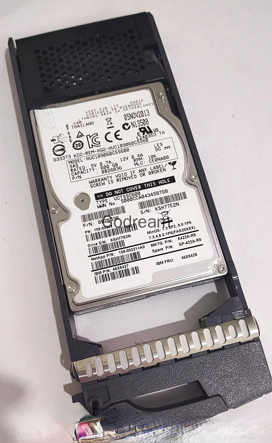 Для хранилища NetApp X422A-R5 600G10K SAS 2,5-дюймовый жесткий диск 46X5427 серверный жесткий диск